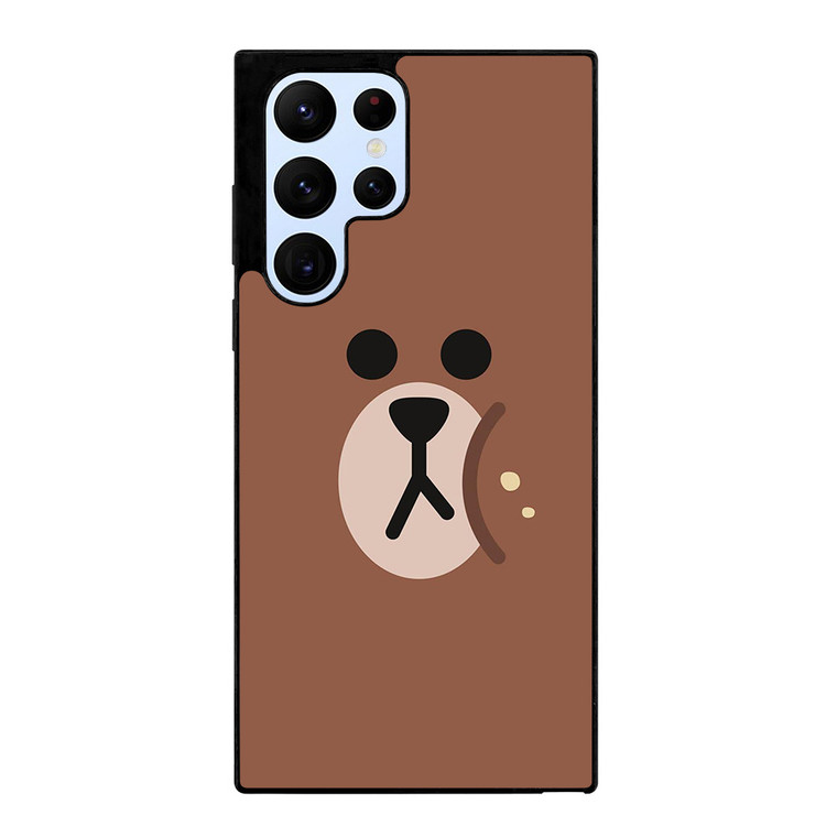 BROWN LINE FRIENDS Samsung Galaxy S22 Ultra Case Cover