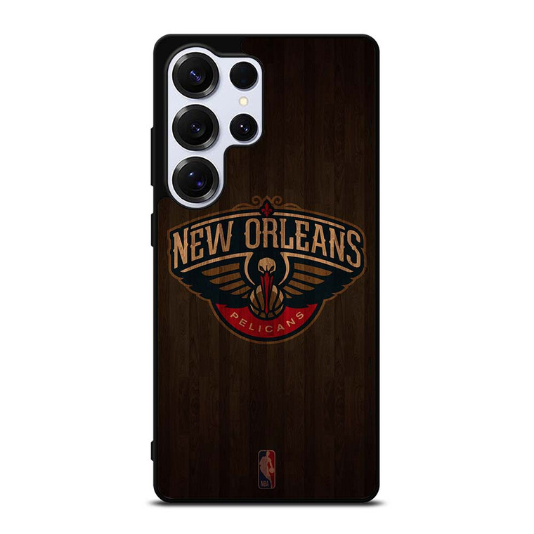 NEW ORLEANS PELICANS BASKETBALL COURT NBA Samsung Galaxy S25 Ultra Case Cover