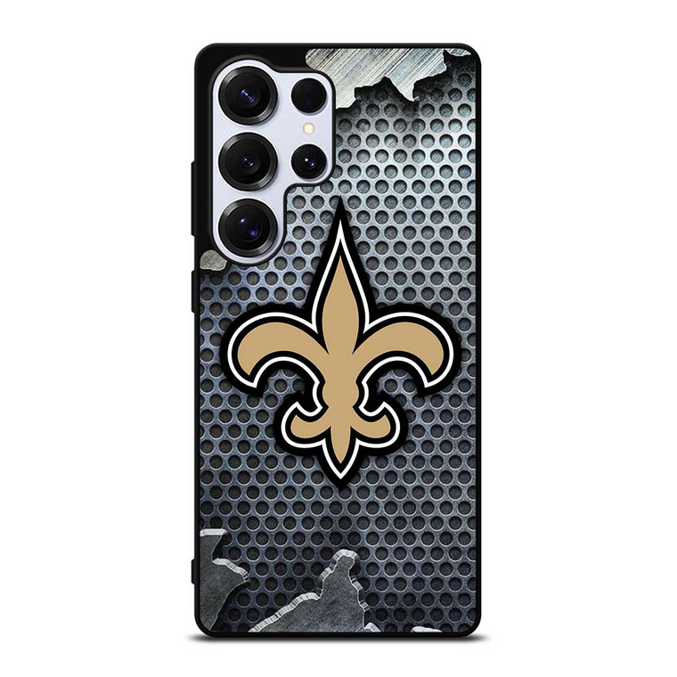 NEW ORLEANS SAINTS BROKEN METAL Samsung Galaxy S25 Ultra Case Cover