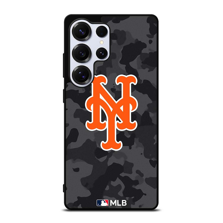 NEW YORK METS BASEBALL BLACK CAMO Samsung Galaxy S25 Ultra Case Cover