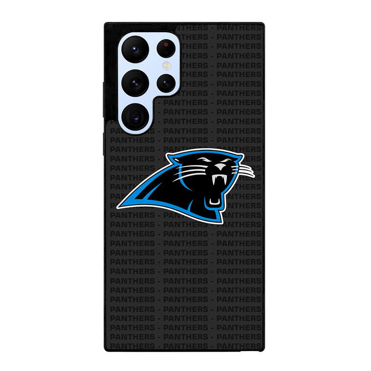 CAROLINA PANTHERS FOOTBALL TEXT Samsung Galaxy S22 Ultra Case Cover