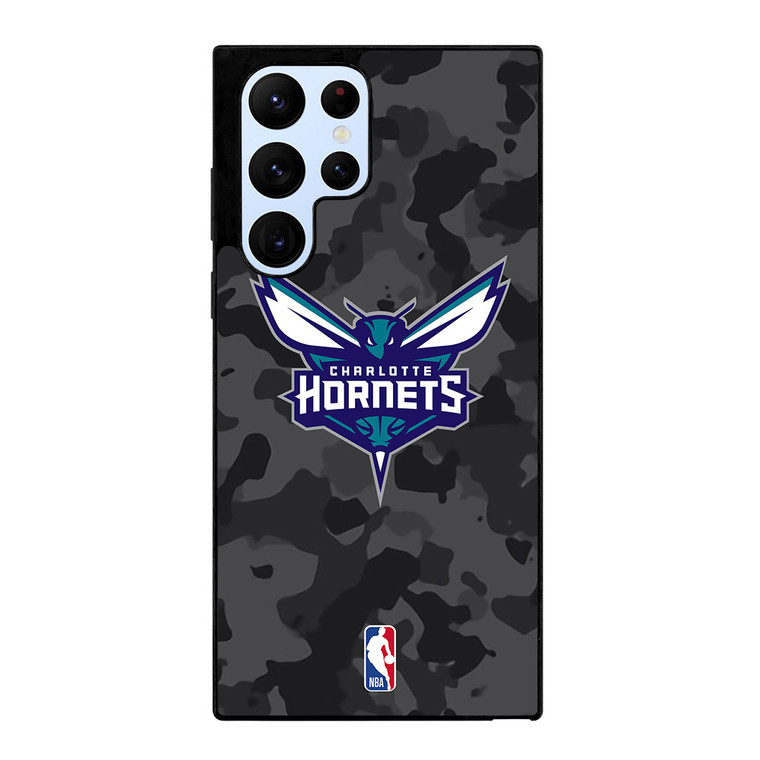 CHARLOTTE HORNETS BLACK CAMO Samsung Galaxy S22 Ultra Case Cover