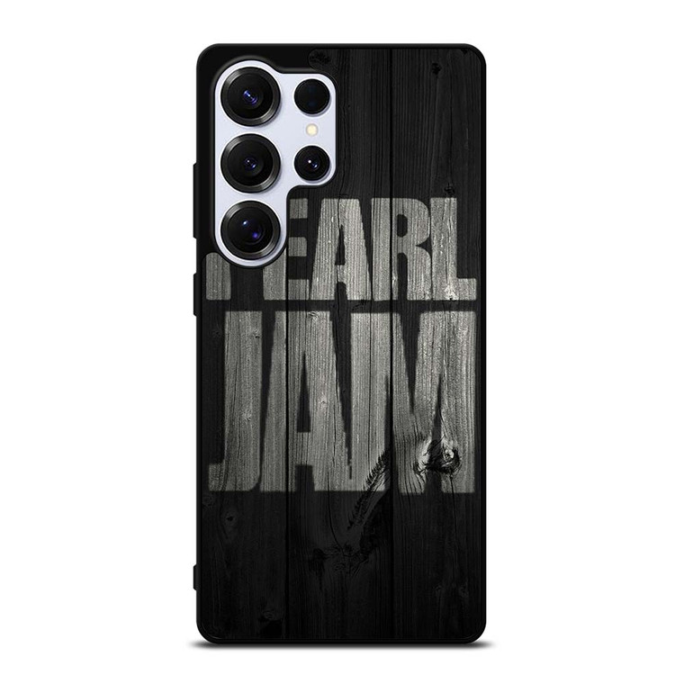 PEARL JAM ROCK BAND WOODEN LOGO Samsung Galaxy S25 Ultra Case Cover