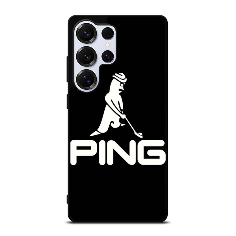 PING GOLF BLACK LOGO Samsung Galaxy S25 Ultra Case Cover