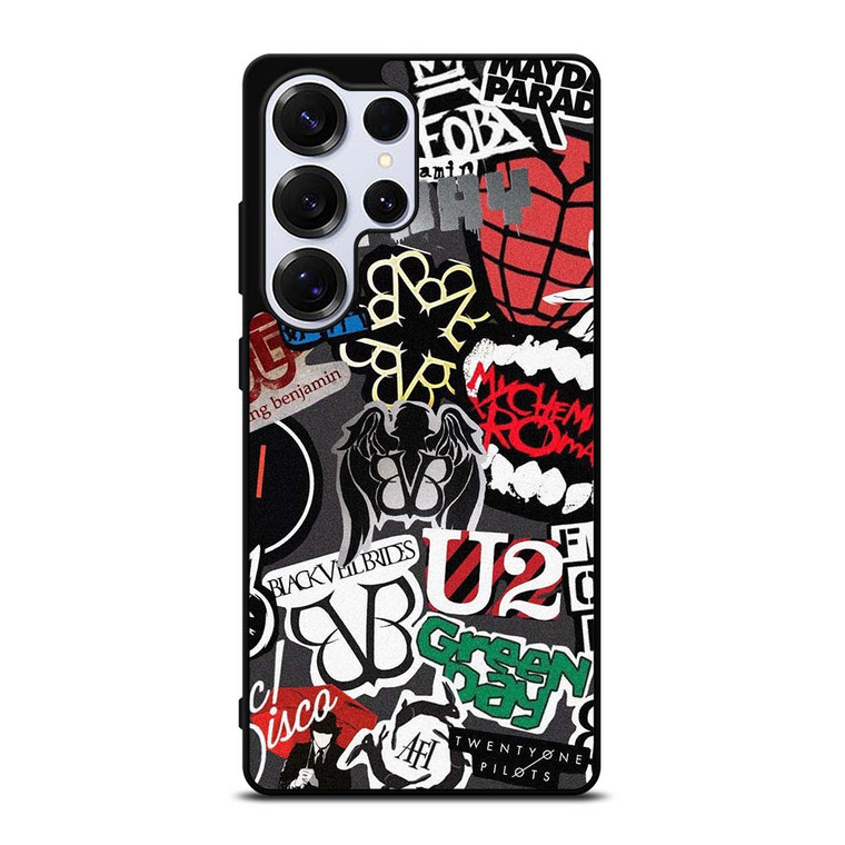 PUNK ROCK BAND COLLAGE Samsung Galaxy S25 Ultra Case Cover