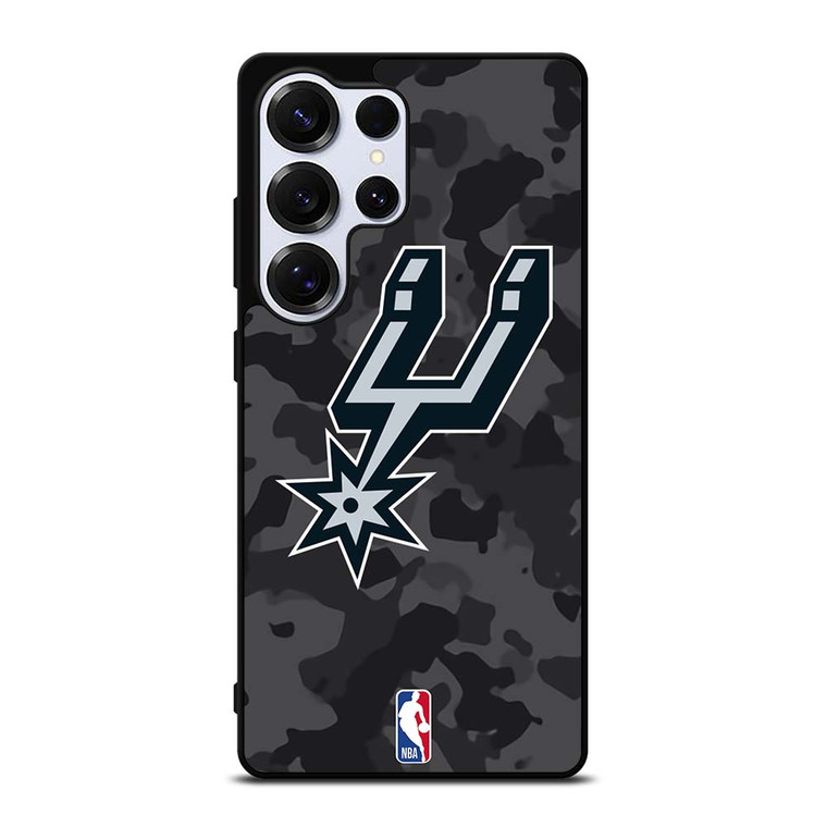 SAN ANTONIO SPURS BLACK CAMO Samsung Galaxy S25 Ultra Case Cover