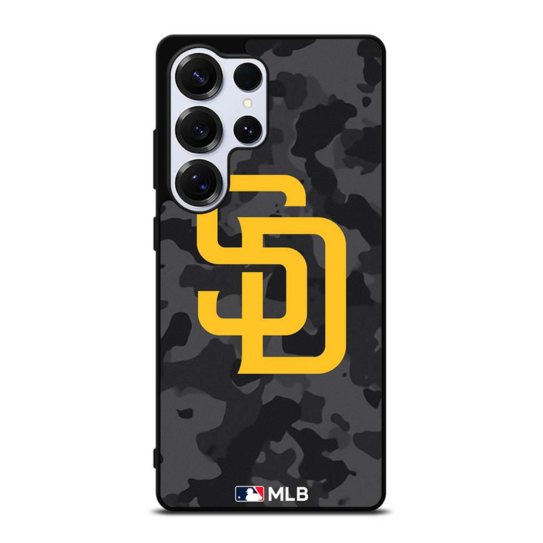 SAN DIEGO PADRES BASEBALL BLACK CAMO Samsung Galaxy S25 Ultra Case Cover