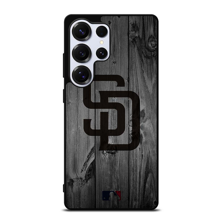SAN DIEGO PADRES BASEBALL MLB WOOD LOGO Samsung Galaxy S25 Ultra Case Cover