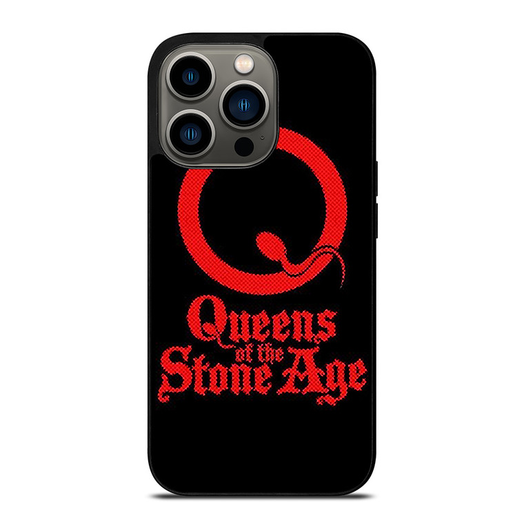 QUEENS OF THE STONE AGE ROCK BAND LOGO iPhone 13 Pro Case Cover