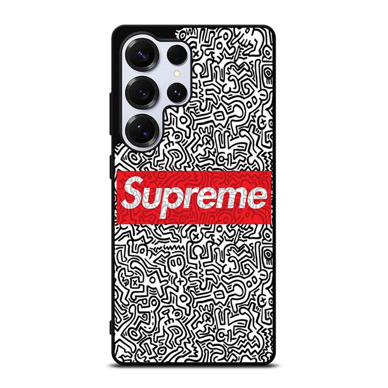 SUPREME KEITH HARING Samsung Galaxy S25 Ultra Case Cover