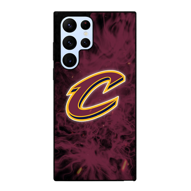 CLEVELAND CAVALIERS BASKETBALL NBA FIRE Samsung Galaxy S22 Ultra Case Cover