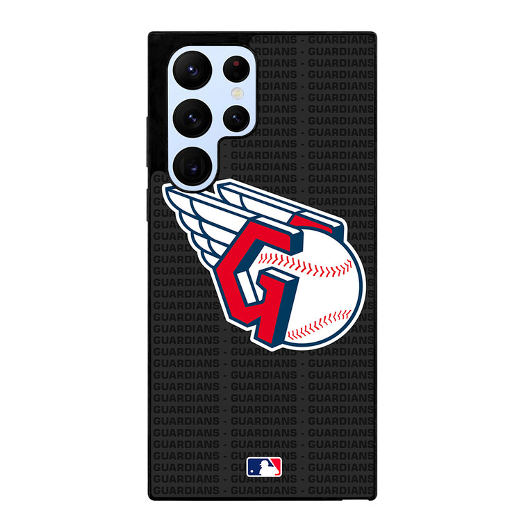 CLEVELAND GUARDIANS BASEBALL BLACK Samsung Galaxy S22 Ultra Case Cover