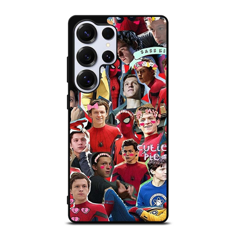 TOM HOLLAND SPIDERMAN COLLAGE Samsung Galaxy S25 Ultra Case Cover