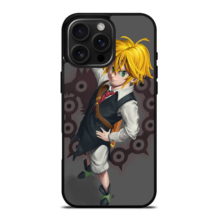 7 DEADLY SINS MELIODAS ART iPhone 16 Pro Max Case Cover