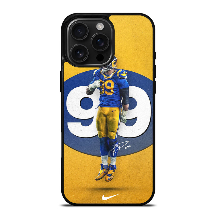 AARON DONALD 99 LOS ANGELES RAMS  iPhone 16 Pro Max Case Cover AARON DONALD 99 LOS ANGELES RAMS  iPhone 16 Pro Max Case Cover