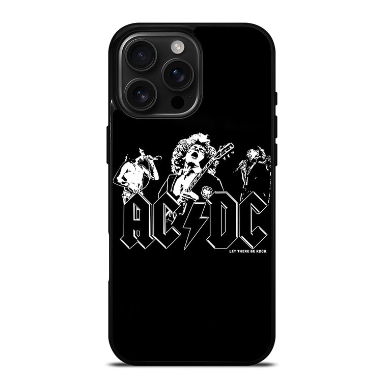 ACDC ROCK BAND iPhone 16 Pro Max Case Cover