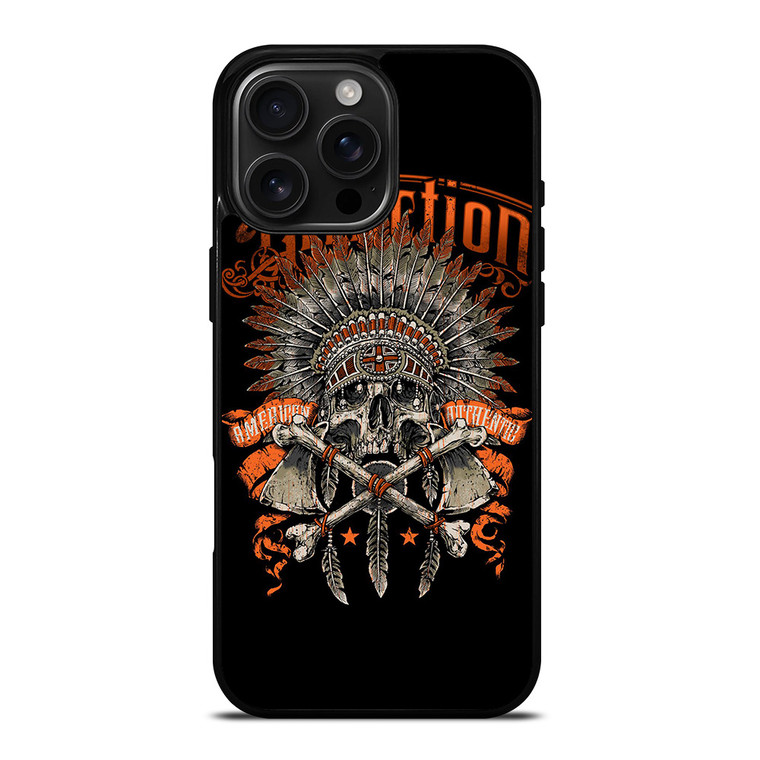 AFFLICTION SKULL iPhone 16 Pro Max Case Cover