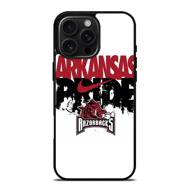 ARKANSAS RAZORBACKS PRIDGE iPhone 16 Pro Max Case Cover