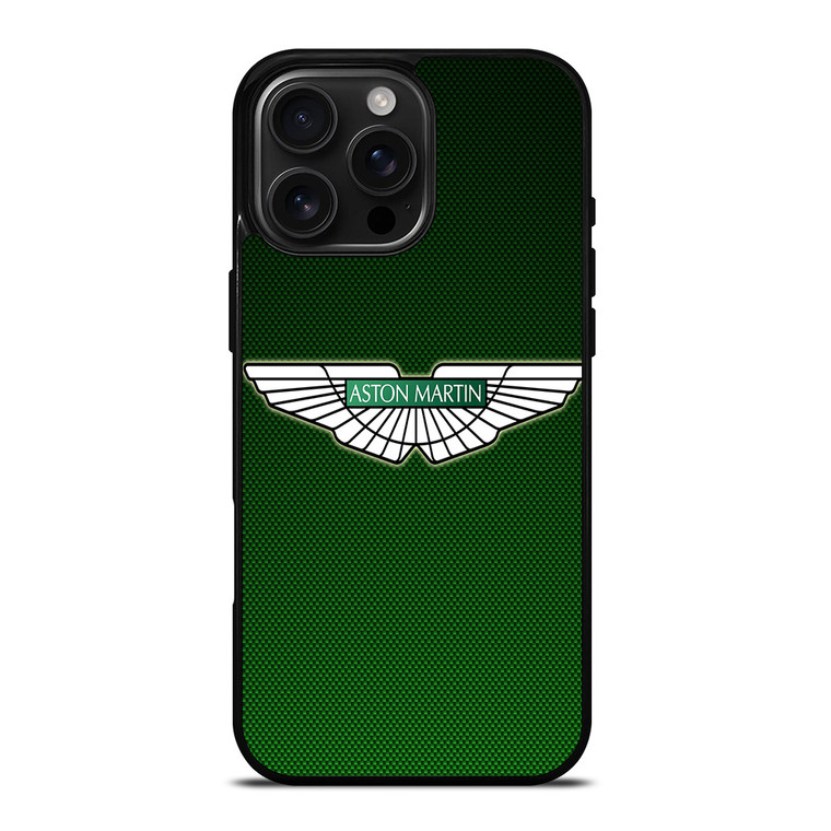 ASTON MARTIN GREEN CARBON iPhone 16 Pro Max Case Cover