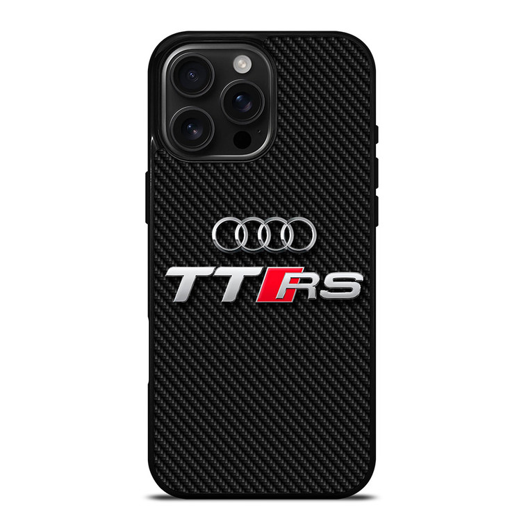 AUDI TT RS CARBON LOGO iPhone 16 Pro Max Case Cover
