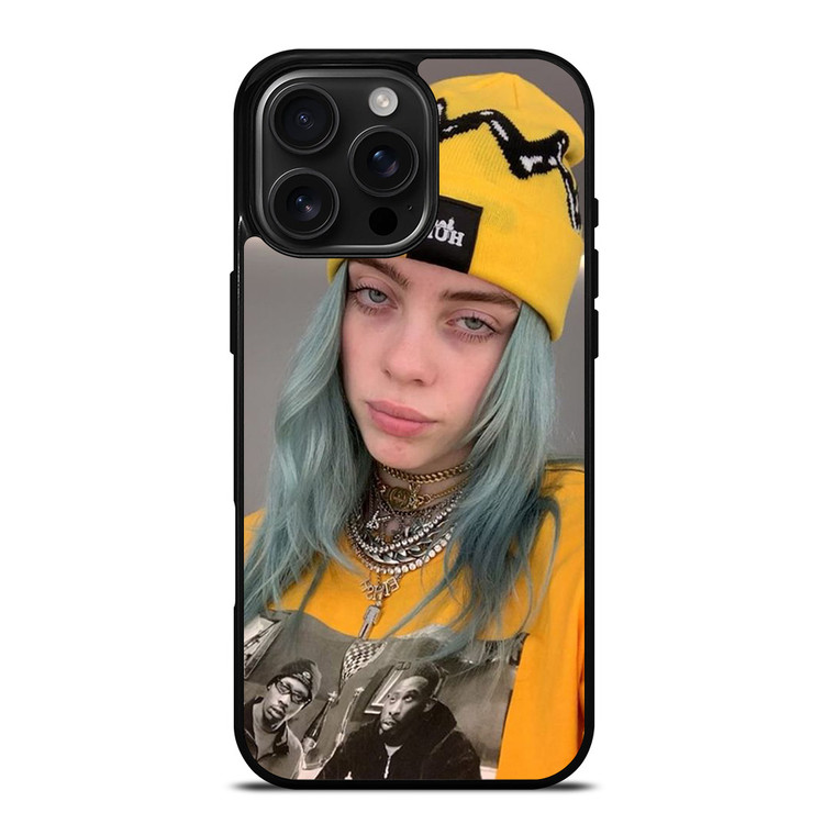 BILLIE EILISH FACE SINGER iPhone 16 Pro Max Case Cover