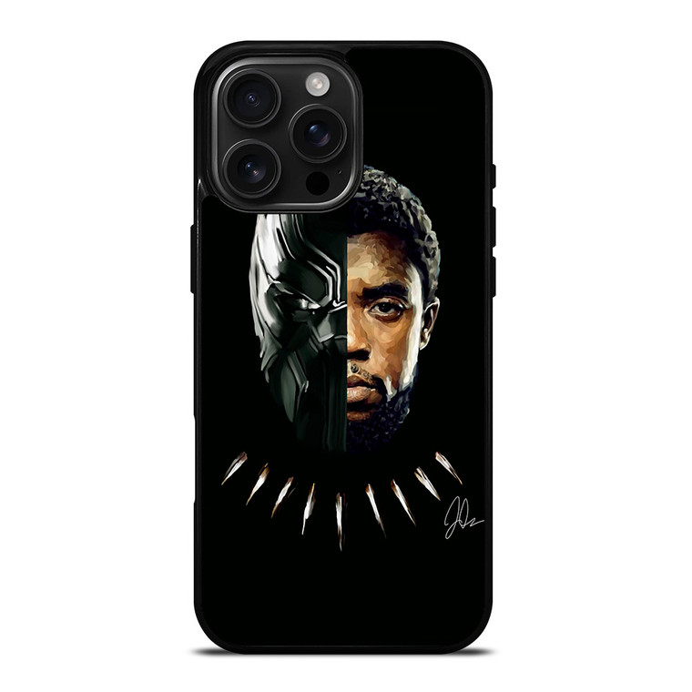 BLACK PANTHER CHADWICK BOSEMAN iPhone 16 Pro Max Case Cover