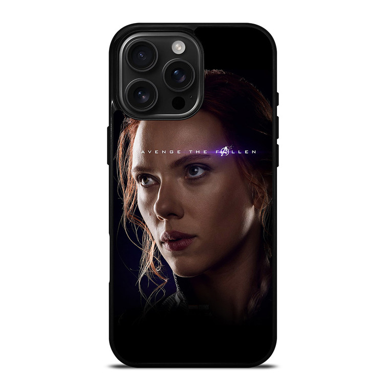 BLACK WIDOW FACE AVENGERS THE FALLEN iPhone 16 Pro Max Case Cover