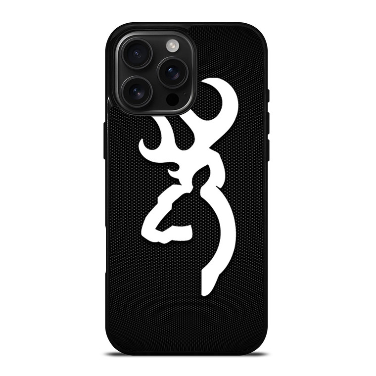 BROWNING ARMS METAL LOGO iPhone 16 Pro Max Case Cover