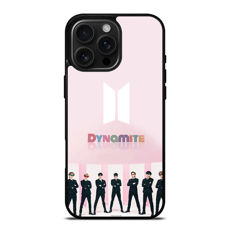 BTS DYNAMITE PINK iPhone 16 Pro Max Case Cover