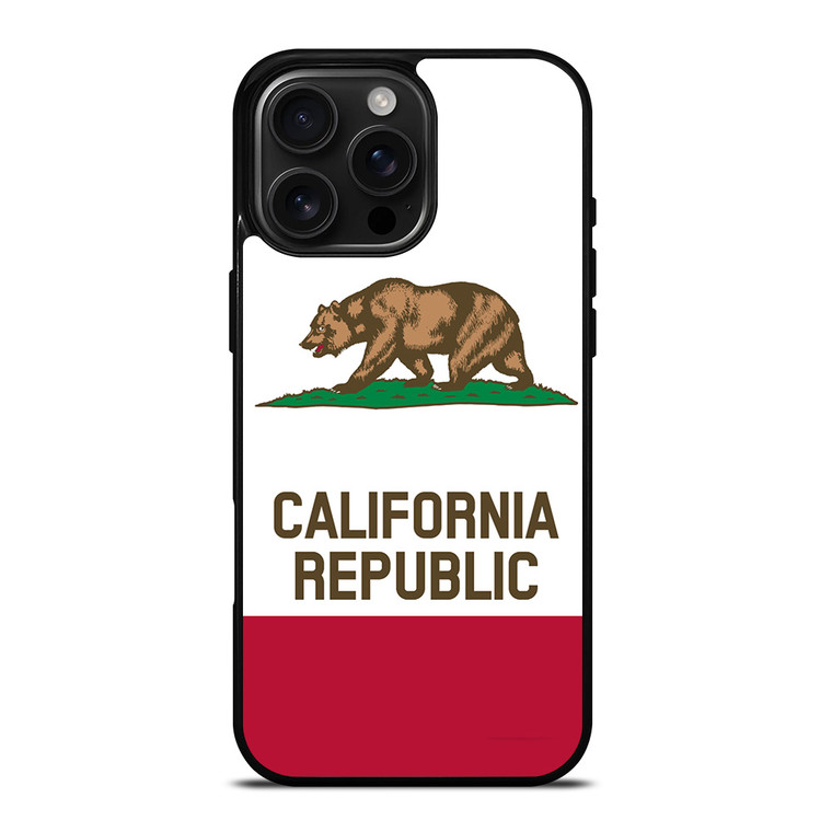 CALIFORNIA REPUBLIC FLAG iPhone 16 Pro Max Case Cover