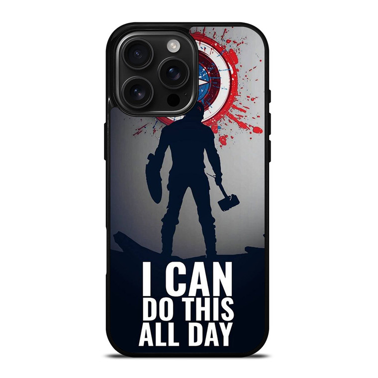 CAPTAIN AMERICA QUOTE iPhone 16 Pro Max Case Cover