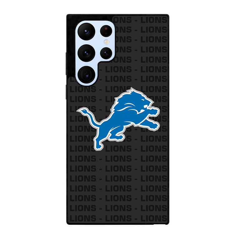 DETROIT LIONS FOOTBALL TEXT Samsung Galaxy S22 Ultra Case Cover