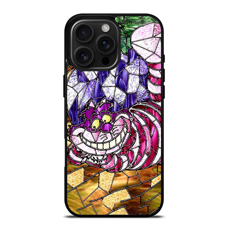 CHESHIRE CAT STAINED GLASS iPhone 16 Pro Max Case Cover