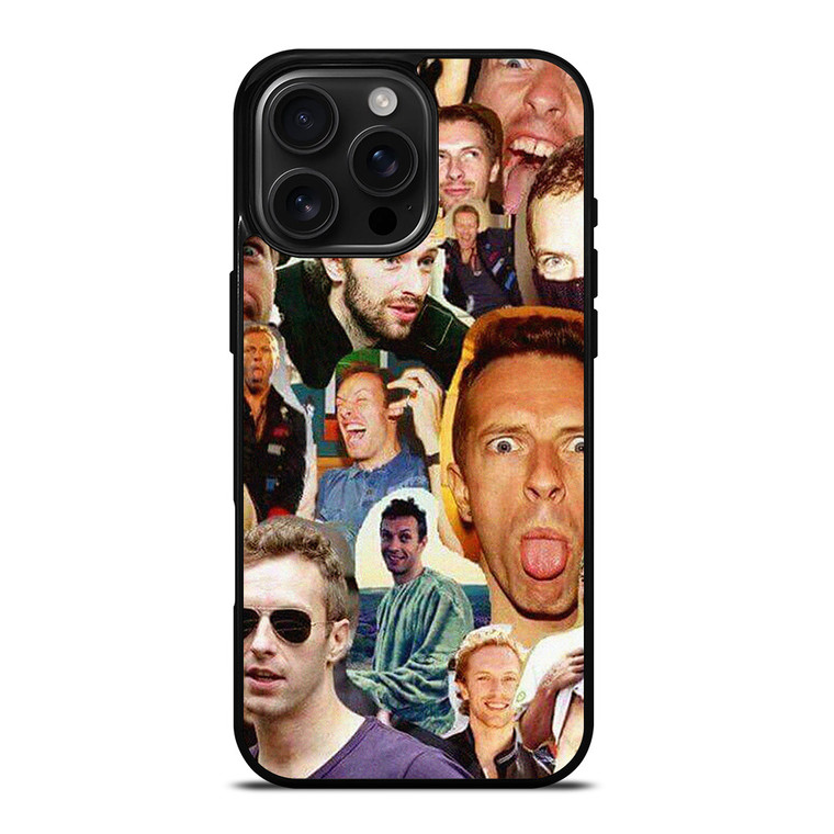 CHRIS MARTIN COLDPLAY COLLAGE iPhone 16 Pro Max Case Cover