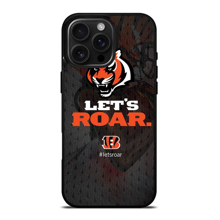 CINCINNATI BENGALS NFL iPhone 16 Pro Max Case Cover CINCINNATI BENGALS NFL iPhone 16 Pro Max Case Cover