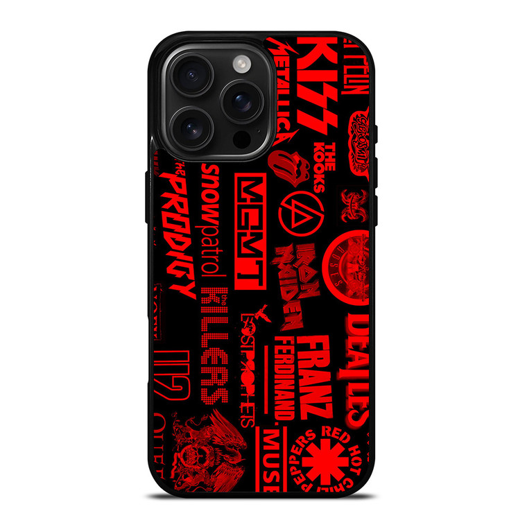 CLASSIC ROCK BAND LOGO iPhone 16 Pro Max Case Cover