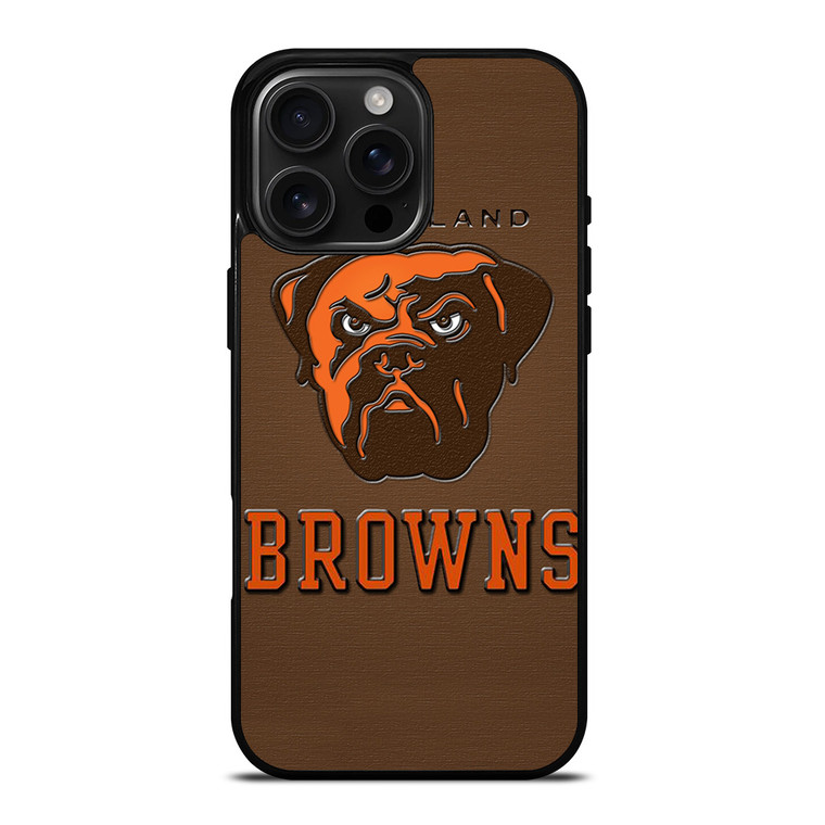 CLEVELAND BROWNS DOG NFL MASCOT iPhone 16 Pro Max Case Cover CLEVELAND BROWNS DOG NFL MASCOT iPhone 16 Pro Max Case Cover