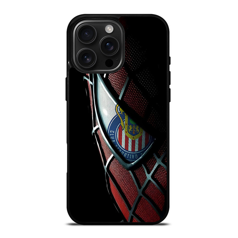 Club Deportivo Guadalajara SPYDERMAN iPhone 16 Pro Max Case Cover Club Deportivo Guadalajara SPYDERMAN iPhone 16 Pro Max Case Cover