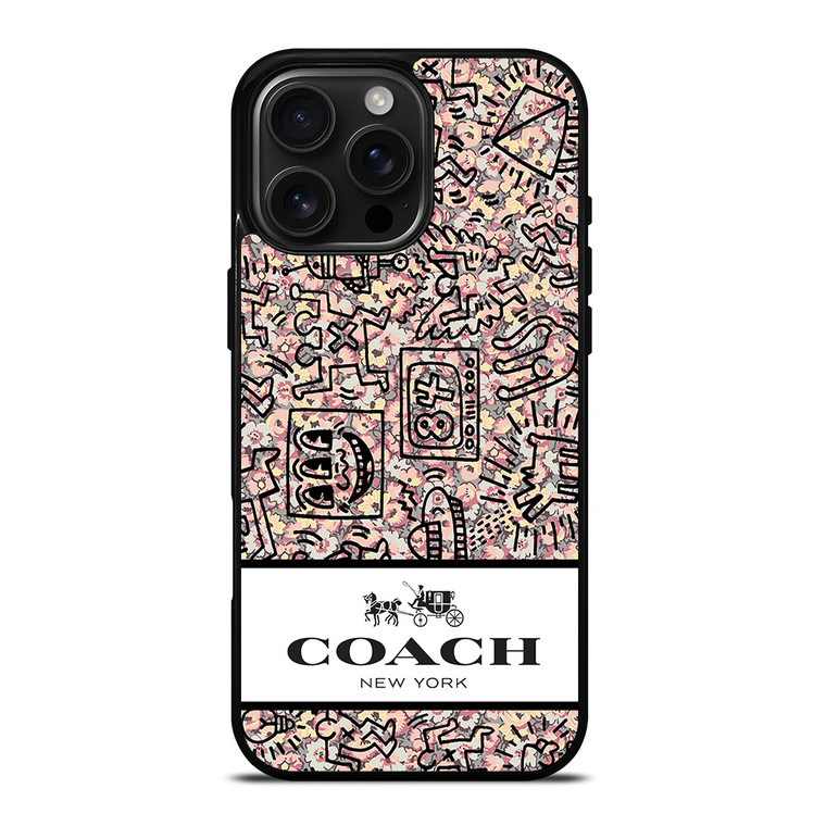 COACH NEW YORK ABSTRACK iPhone 16 Pro Max Case Cover