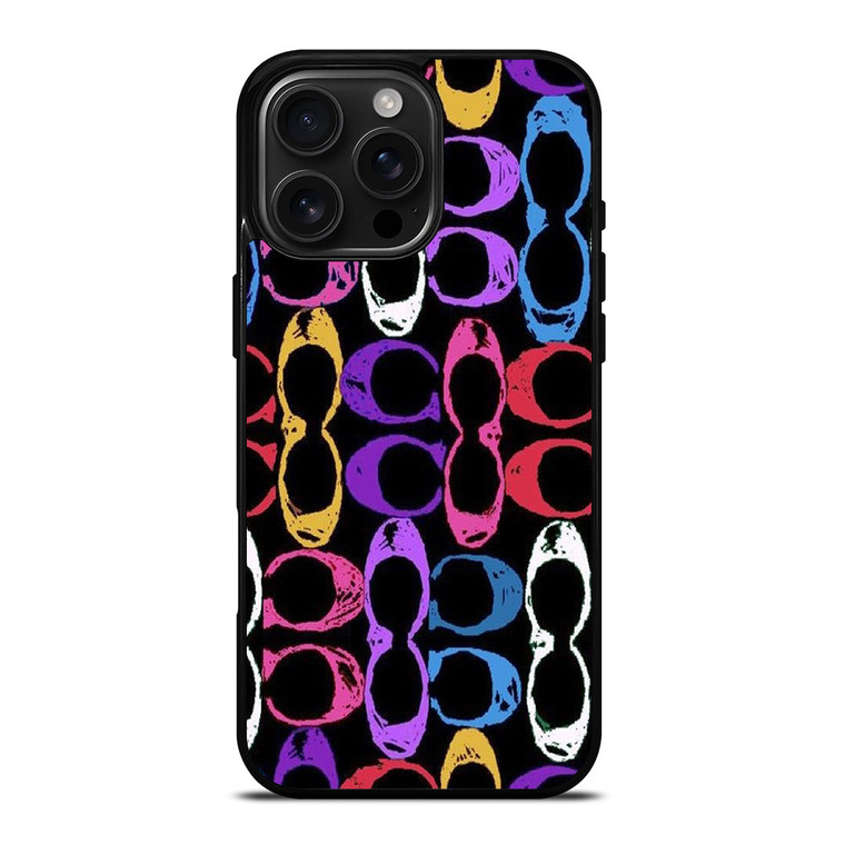 COACH NEW YORK ART LOGO iPhone 16 Pro Max Case Cover