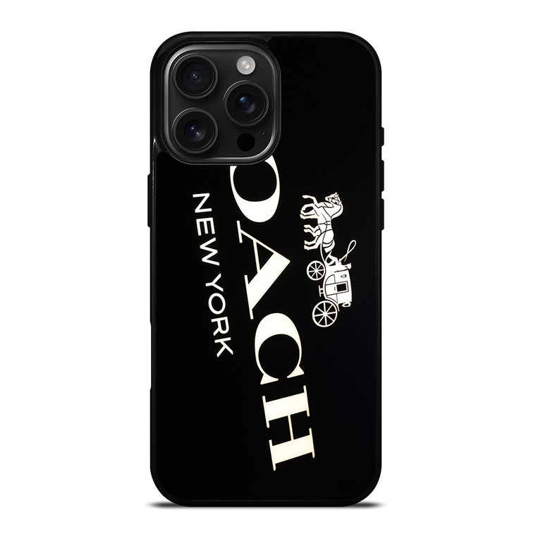 COACH NEW YORK LOGO 3 iPhone 16 Pro Max Case Cover