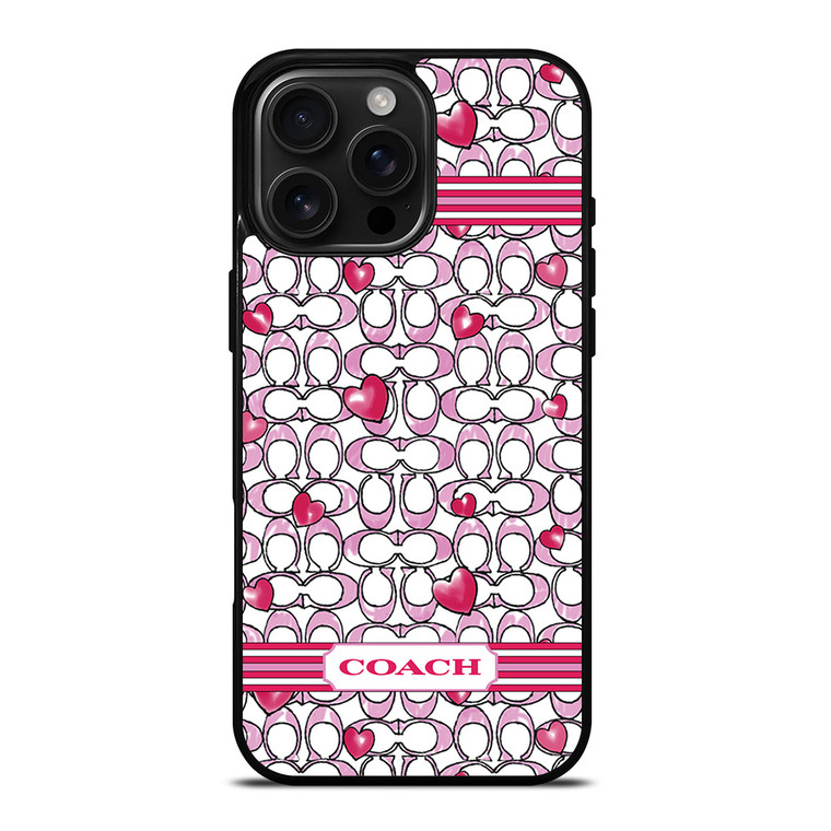 COACH NEW YORK LOVE iPhone 16 Pro Max Case Cover
