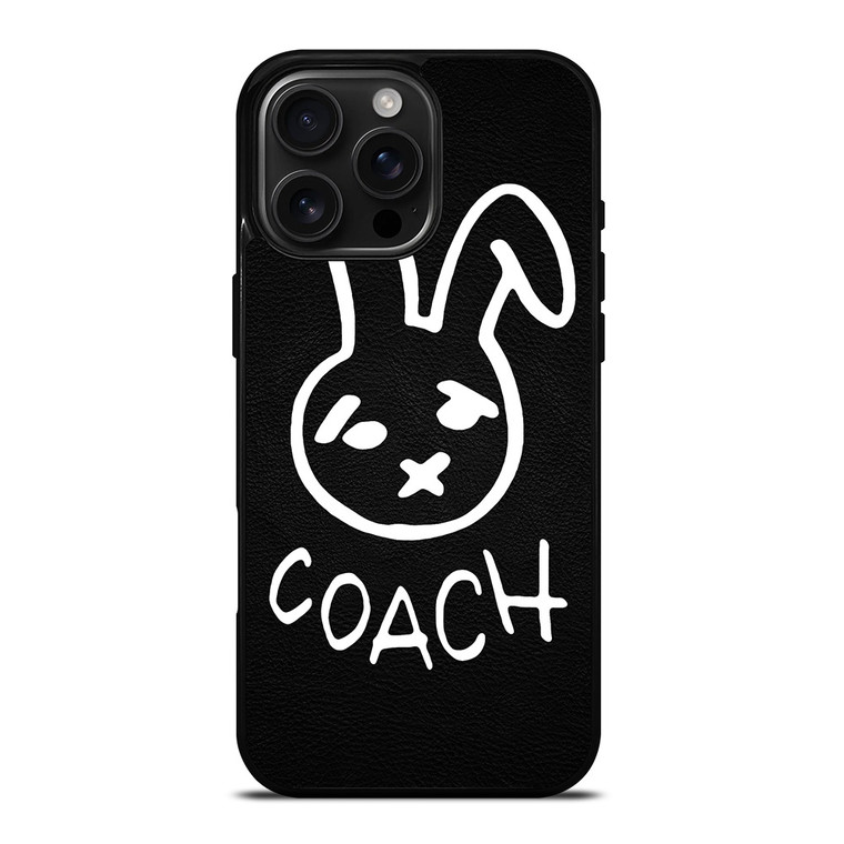 COACH NEW YORK RABBIT LEATHER iPhone 16 Pro Max Case Cover