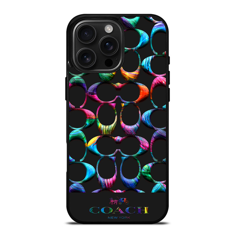 COACH NEW YORK RAINBOW 2 iPhone 16 Pro Max Case Cover COACH NEW YORK RAINBOW 2 iPhone 16 Pro Max Case Cover