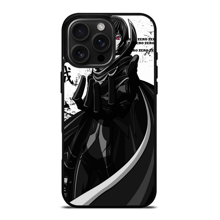CODE GEASS ZERO iPhone 16 Pro Max Case Cover