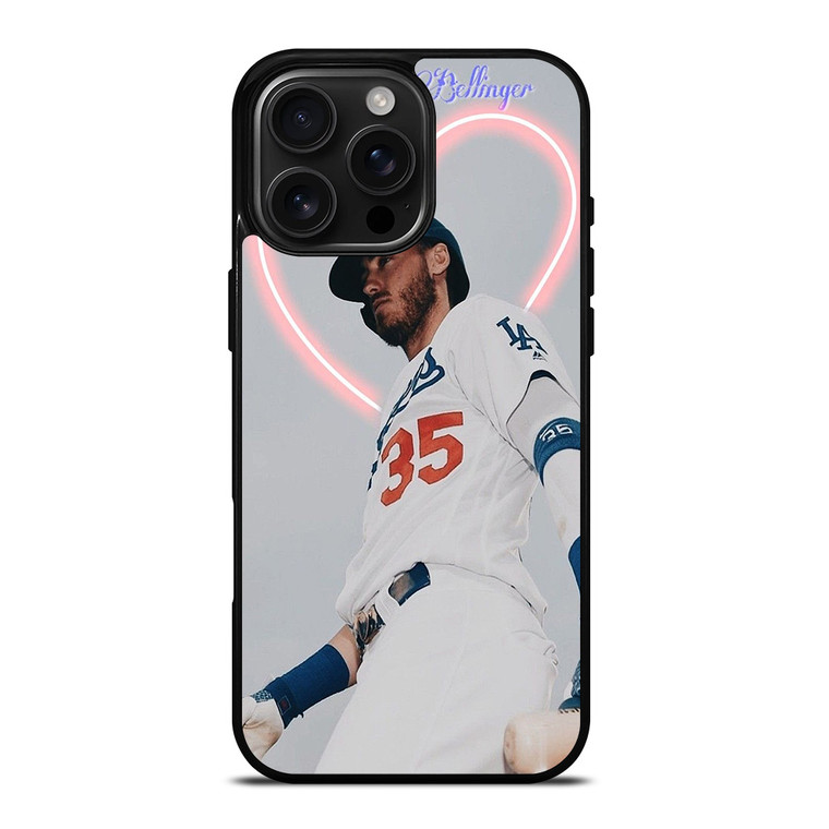 CODY BELLINGER LA DODGERS LOVE iPhone 16 Pro Max Case Cover