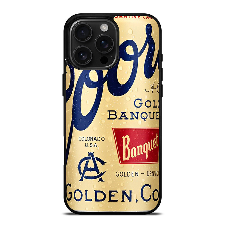 COORS GOLDEN BOTTLE iPhone 16 Pro Max Case Cover