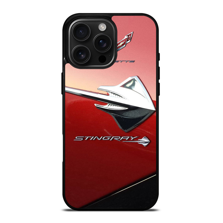 CORVETTE STINGRAY C7 EMBLEM iPhone 16 Pro Max Case Cover