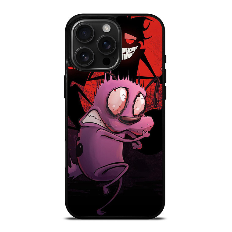 COURAGE THE COWARDLY DOG CARTOON iPhone 16 Pro Max Case Cover