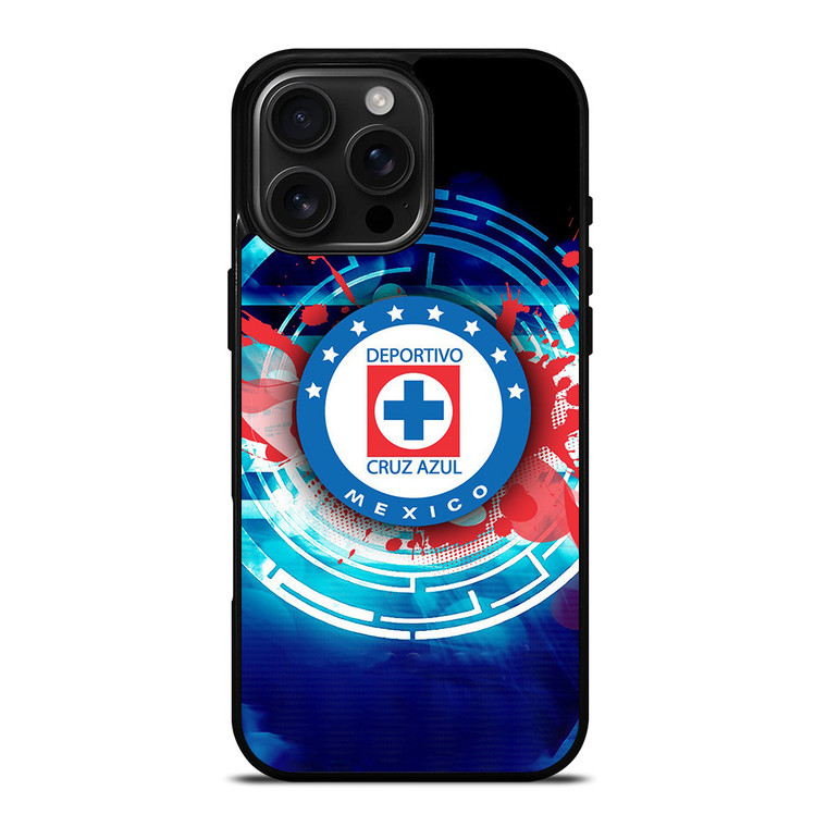 CRUZ AZUL FOOTBALL CLUB LOGO iPhone 16 Pro Max Case Cover